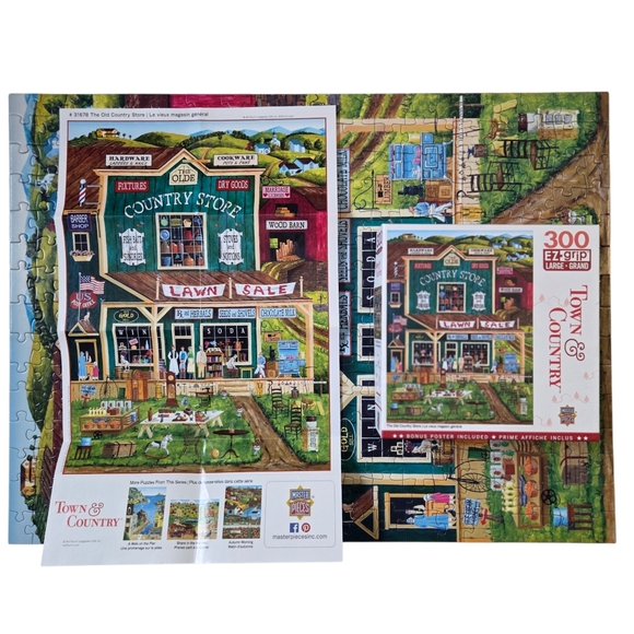 MasterPieces Town & Country: The Old Country Store, 300 Piece EZ Grip Puzzle - Picture 3 of 6